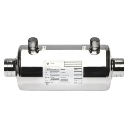 Теплообменник   14кВт Max Dapra D-HWT 12 корпус н/с спираль н/с AISI 316 (100124)